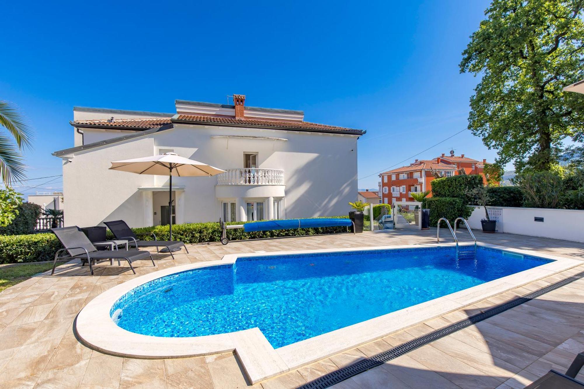 Villa Garden Apartment With Pool Opatija Exterior photo