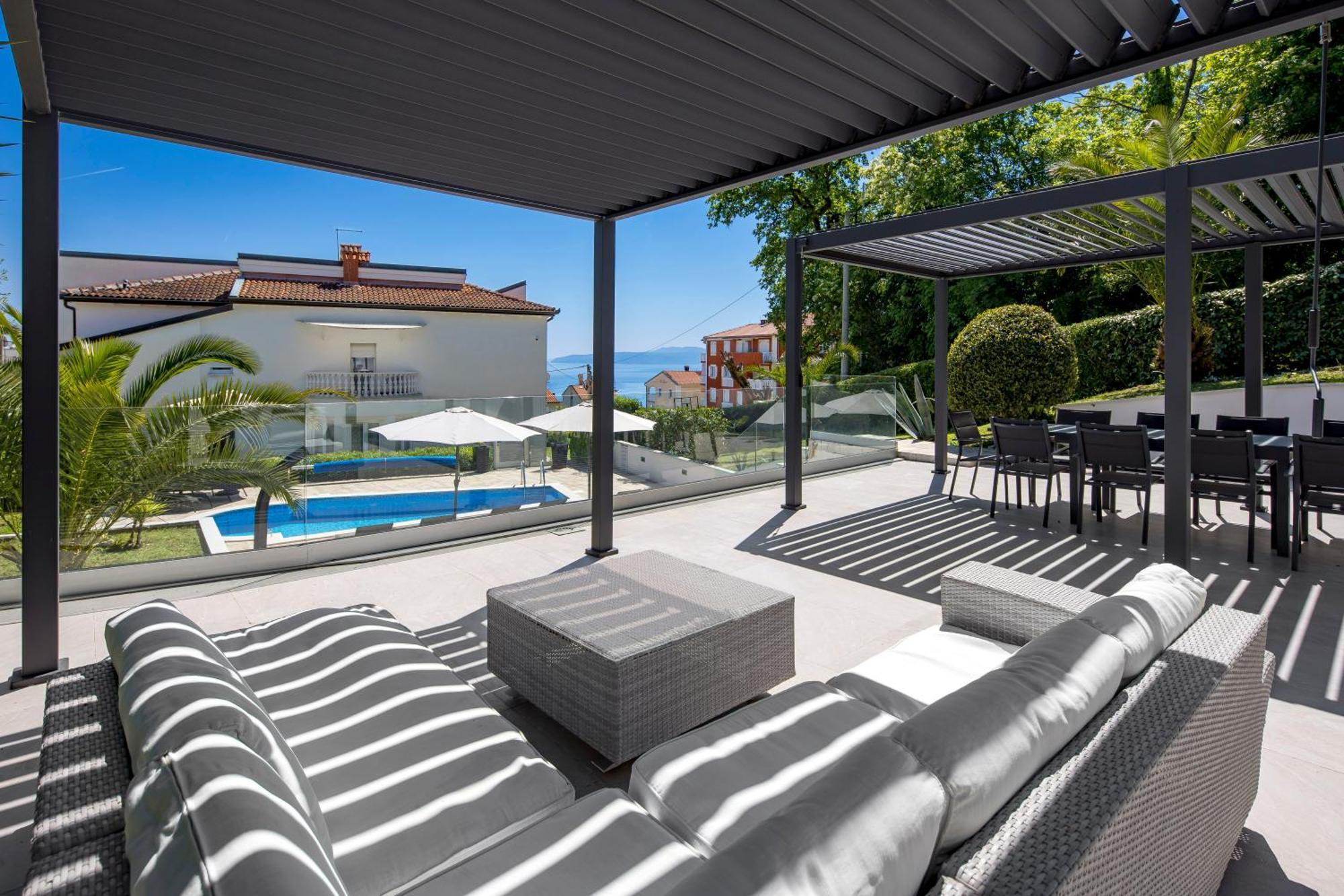 Villa Garden Apartment With Pool Opatija Exterior photo